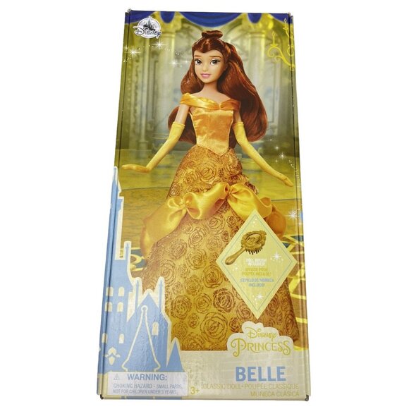Disney Store Beauty and the Beast Belle Classic Doll with Brush - Picture 1 of 4